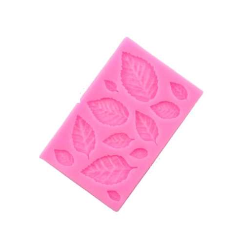 Mini Assorted Leaves Silicone Mould